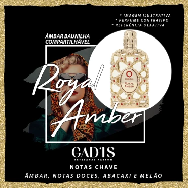 Perfume Similar Gadis 1127 Inspirado em Royal Amber Contratipo